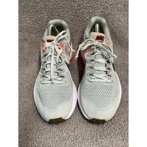 Nike Air Zoom Structure "Dynamic Support" Running Shoes Gray/Orange Women's 10 (